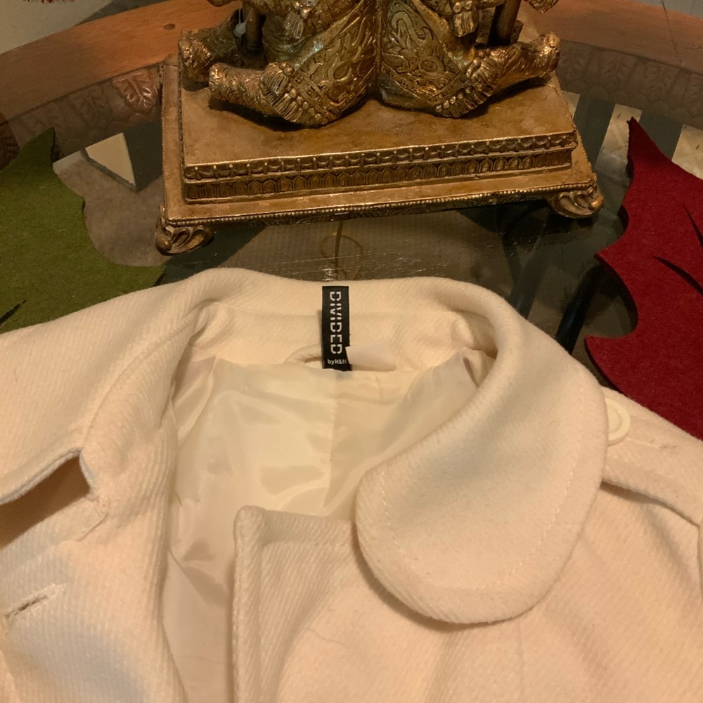 Cream Pea Coat